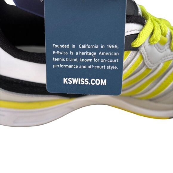 K-Swiss Yellow and White Athletic Shoes with Sporty Design - Picture 6 of 10
